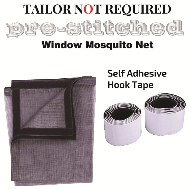 Mosquito Net Pre Stitched with Tape on All Four Borders and self