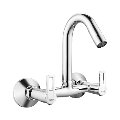 Kubix Sink Mixer with Small (12 inches) Round Swivel Spout Faucet - by Ruhe®