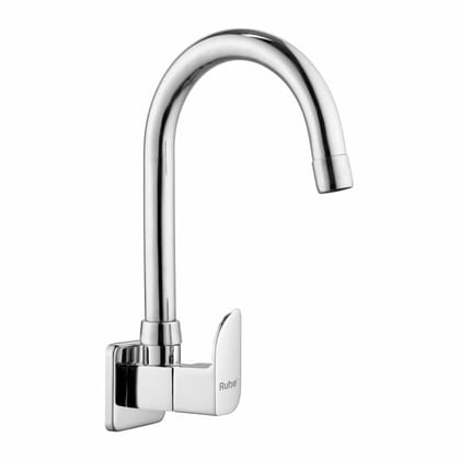 Pristine Brass Sink Tap with Medium (15 inches) Round Swivel Spout - by Ruhe®