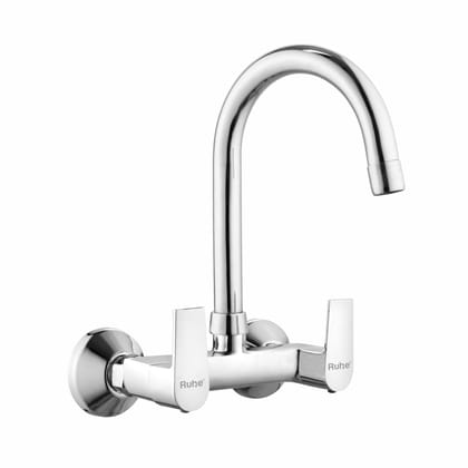 Elixir Sink Mixer Brass Faucet with Medium (15 inches) Round Swivel Spout - by Ruhe®