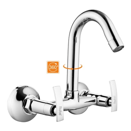 Clarion Sink Mixer Brass Faucet with Small (12 inches) Swivel Spout - by Ruhe®