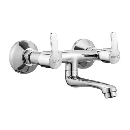 Rica Wall Mixer Brass Faucet (Non-Telephonic) - by Ruhe®