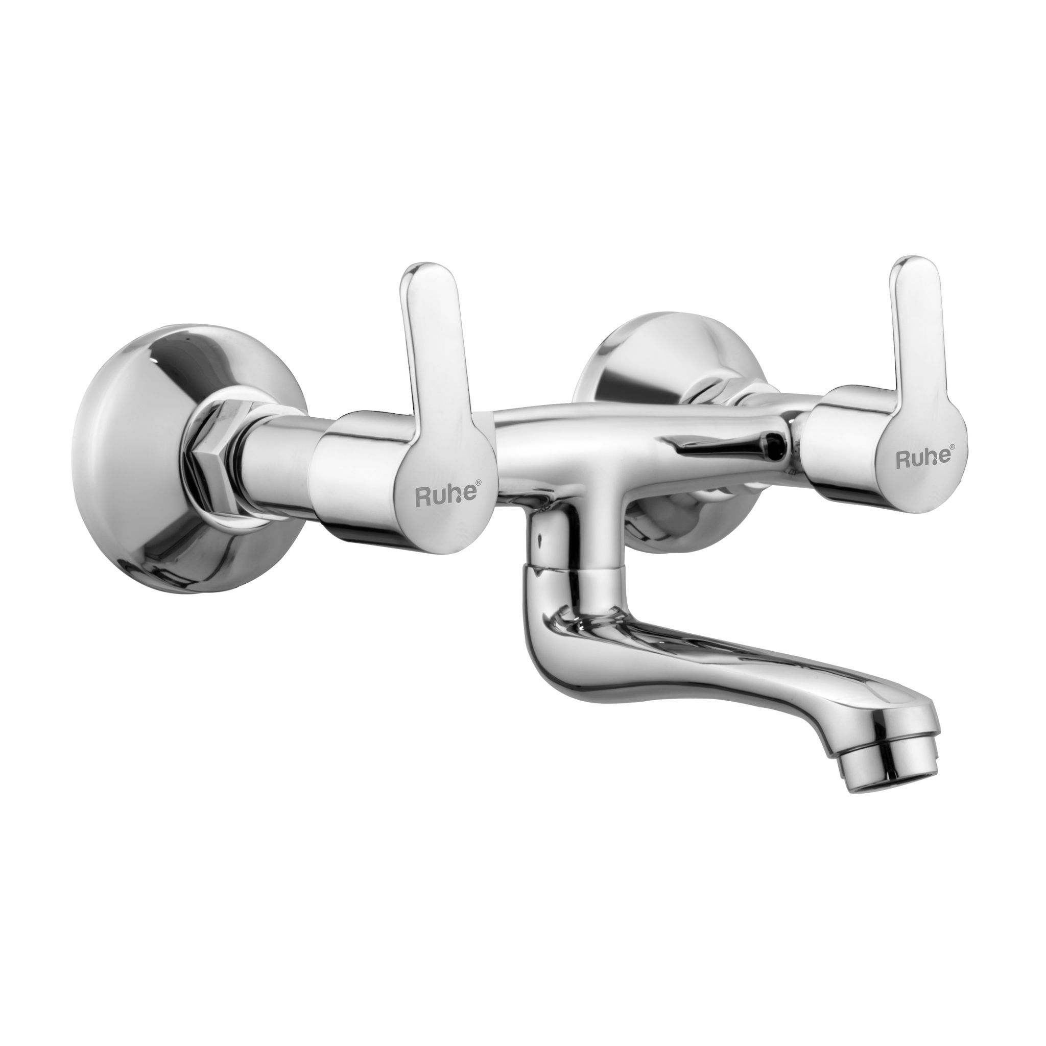 Rica Wall Mixer Brass Faucet (Non-Telephonic) - by Ruhe®