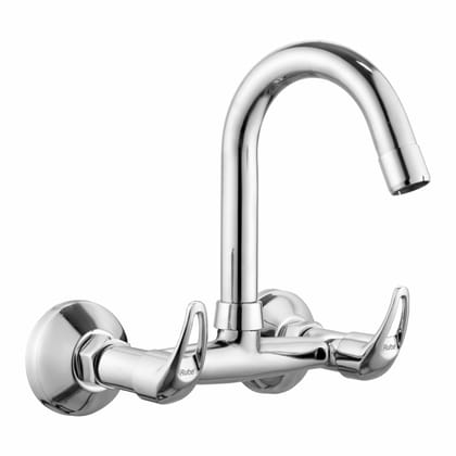 Aqua Sink Mixer Brass Faucet with Small (12 inches) Round Swivel Spout - by Ruhe®