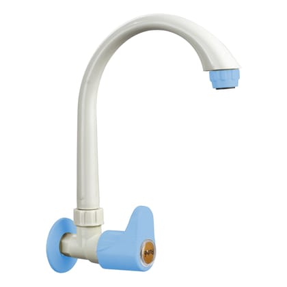 Indigo Oval Sink Tap with Swivel Spout PTMT Faucet - by Ruhe®