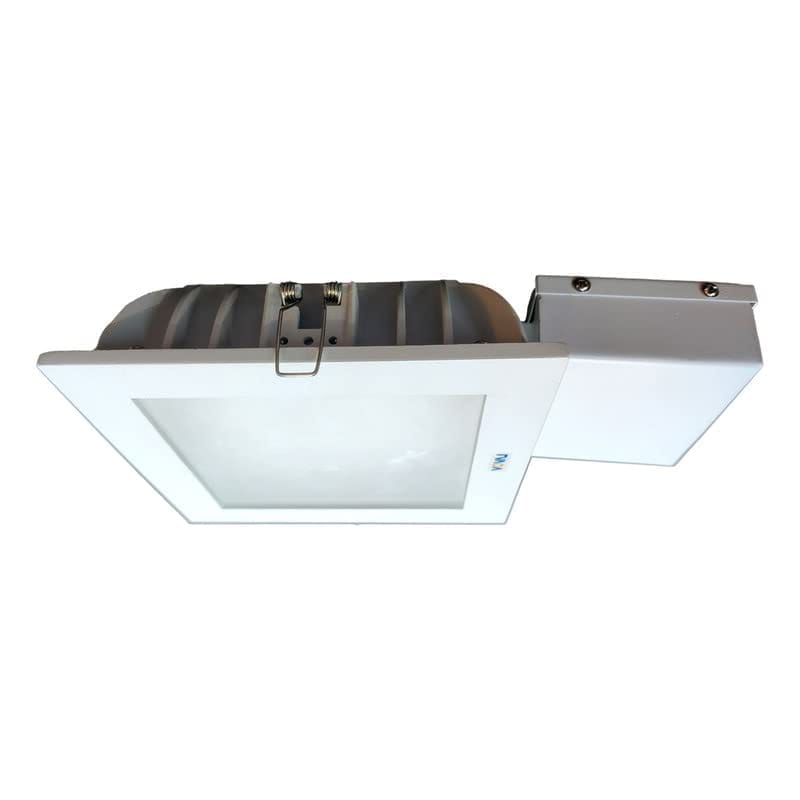 LAVOV Aluminium 15W- Square Led Downlight - Recessed, Body Colour - White, LED - White (6k), Warranty - 2 Years