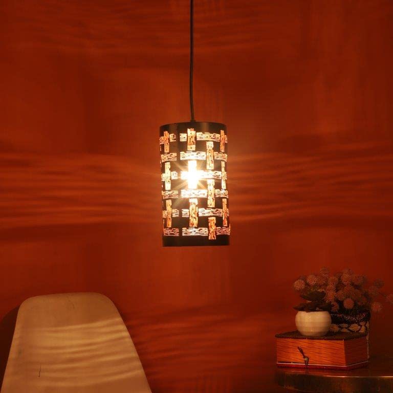 Elegant Home - - and - - Decor ELIANTE Sunrise Iron Hanging Light Black for Living Room, Bedroom