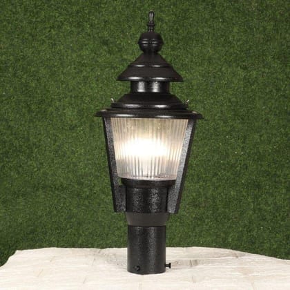 ELIANTE Relic Black Iron Gate Lights by Jainsons Lights - Js-072-Gl-Big - Without Bulb