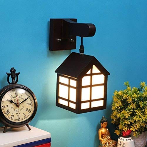 ELIANTE Housedesign Wall Mount Sconce Wooden Decorative Night Wall Light for Living Room, Bedroom, Dining Room, Kitchen