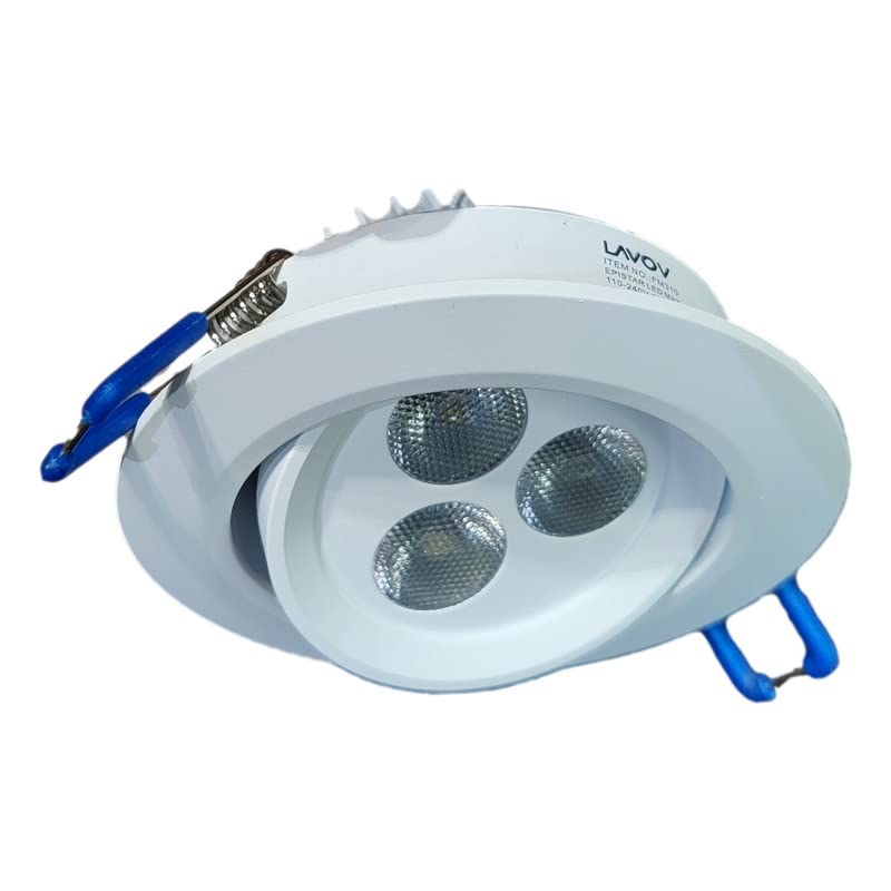 LAVOV FM Aluminium Round FM-310-3X1-NW Led Spotlight - Neutral White