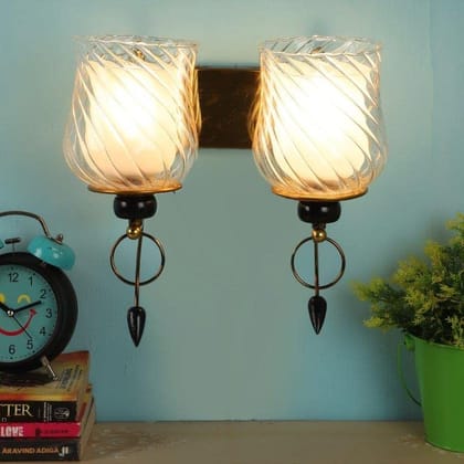 ELIANTE Fickle Iron Wall Lights Gold for Living Room, Bedroom, Dining Room, Kitchen