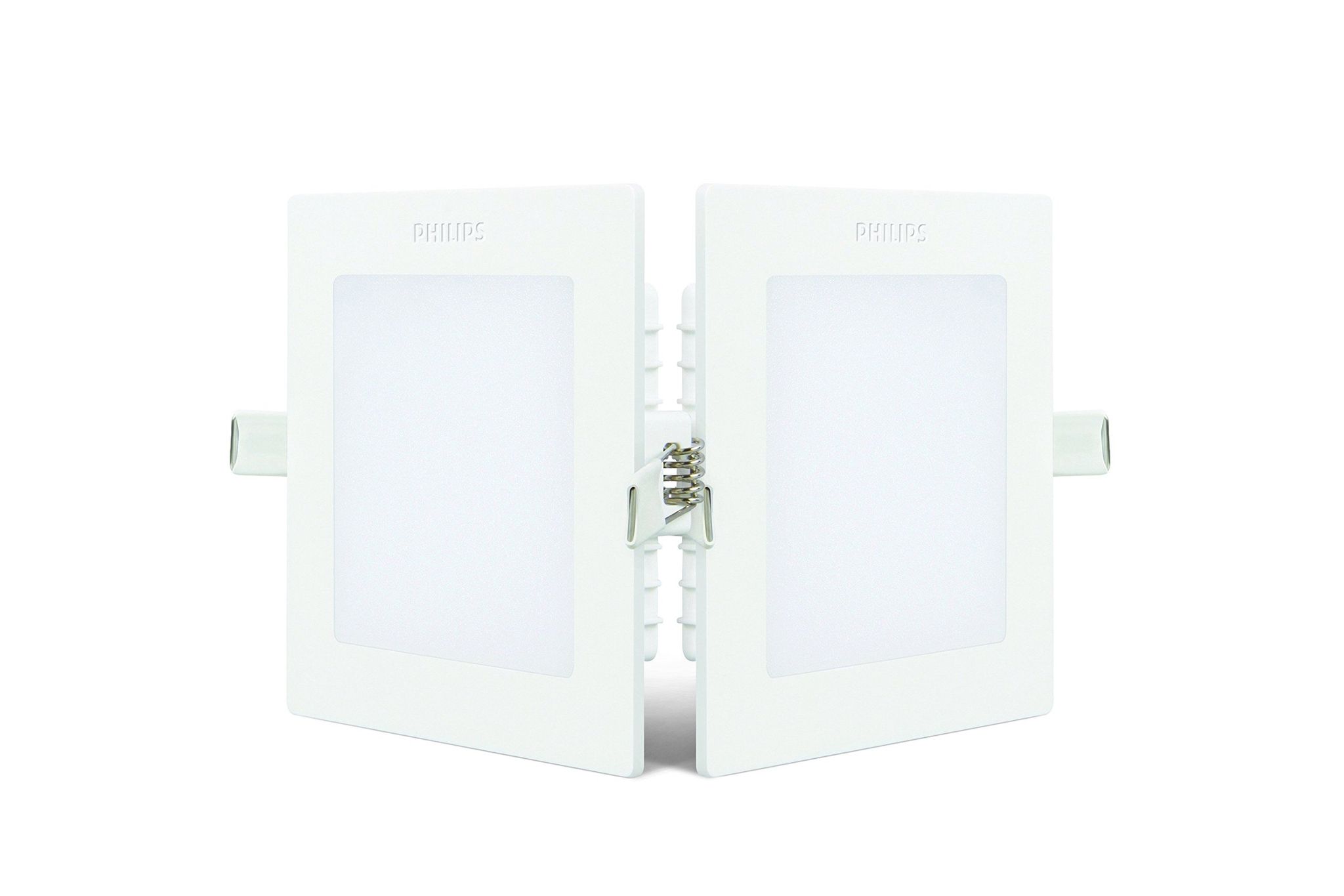 Philips Astra Prime 5-Watts Square Recessed LED Panel Ceiling Light (Cool Day Light,white,Plastic)