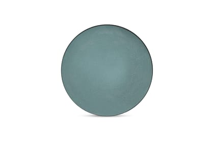 Hitkari Potteries Porcelain Jade Green Rice Plate Set of 1 Pc Oval Platter for Home & Kitchen Tray Plate Set (31cm, Green)