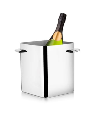 FnS Premium Stainless Steel Champagne, Wine, Beer, Ice Bucket, Heavy Built Bottle Bar Cooler Bucket, Silver