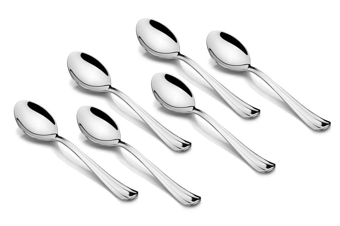 Montavo by Fns Stainless Steel Flair Dinner Spoon-Set of 6 Spoon