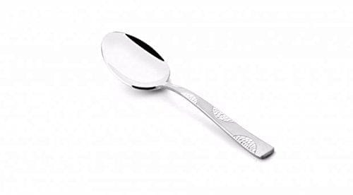 FnS Luna Stainless Steel Lunar Shape on Handle Serving Spoon (Set of 1)