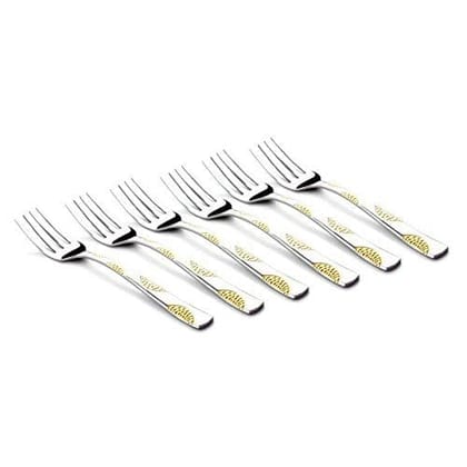 fnS Jazz 24 Karat Gold Plated Dinner Fork