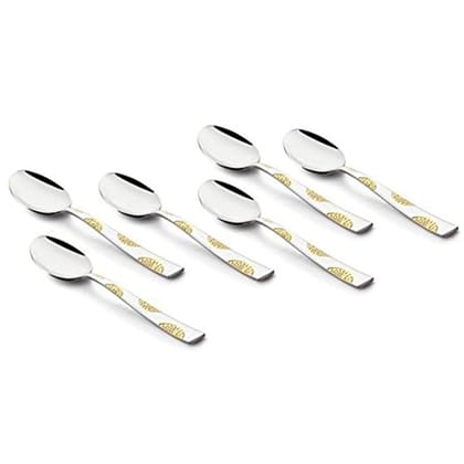 fnS Jazz 24 Karat Gold Plated Tea Spoon 24 Karat Gold Plated