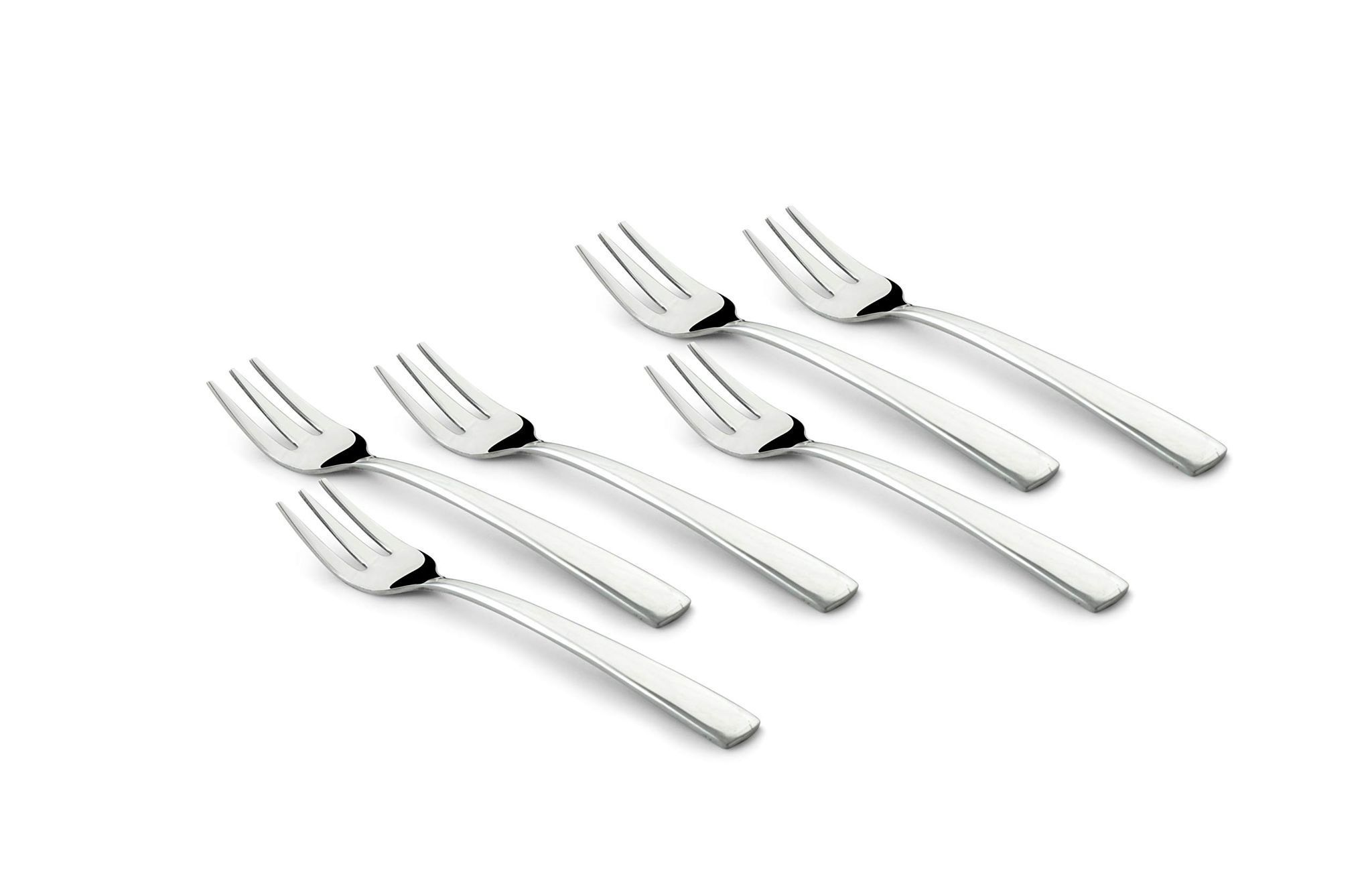 FnS Solo Food Grade Premium Stainless Steel Fruit Fork (6 Fruit Fork)