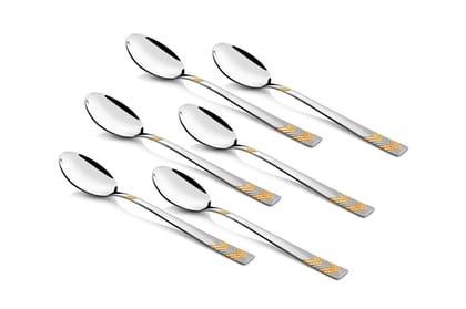 FnS RAGA 24 Karat Gold Plated Stainless Steel Cutlery