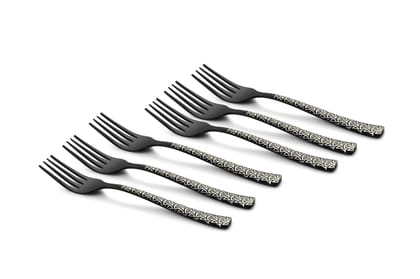 FNS International Pvt Ltd Phoenix Dessert Fork, 6 Pieces