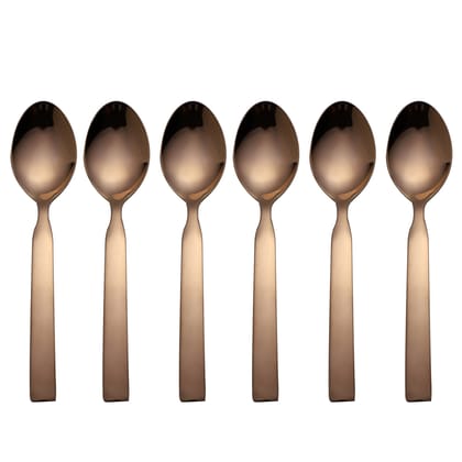 FnS Allie Stainless Steel Rose Gold Cutlery