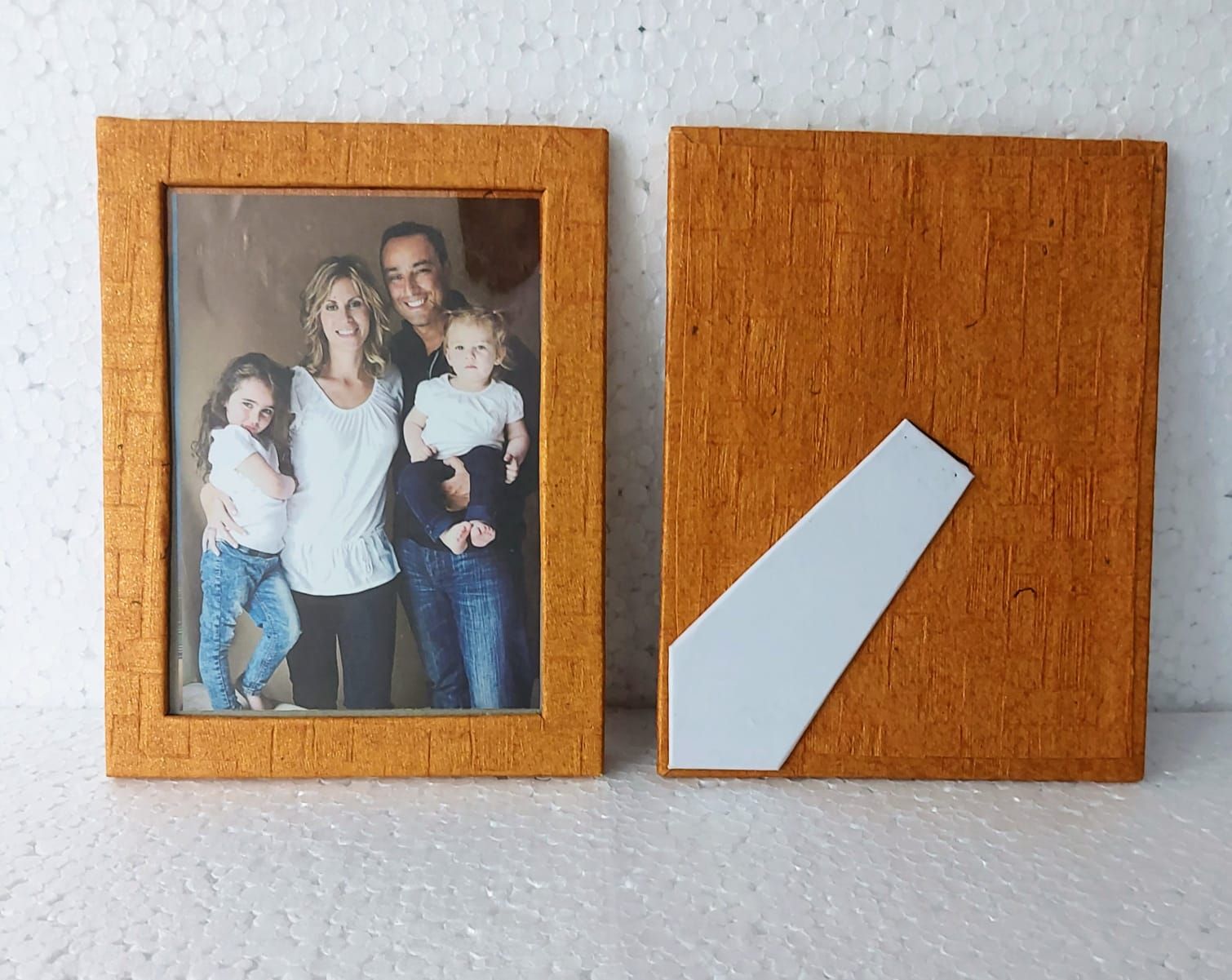 Photo Frame 5x7 Inch Hand Made Paper  Eco friendly colours May vary No Glass ( 1PCS)