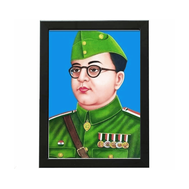 Subhas Chandra Bose Portrait Continuous One Stock Vector (Royalty Free)  1949861632 | Shutterstock