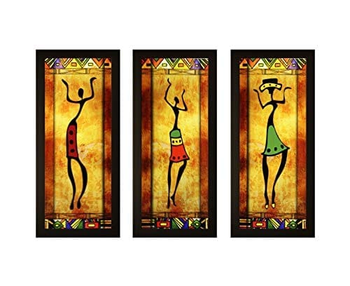 eOURmart Framed Painting (Wood, 15 inch x 18 inch, Set of 3)