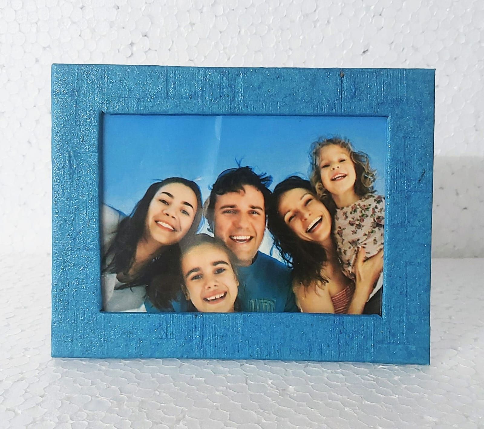 Photo Frame 3.5x5 Inch Hand Made Paper Eco friendly colours May vary No Glass (1Pcs)