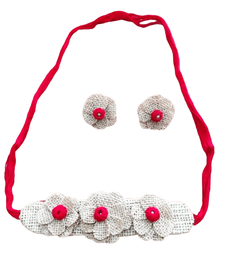 Jute Necklace Set