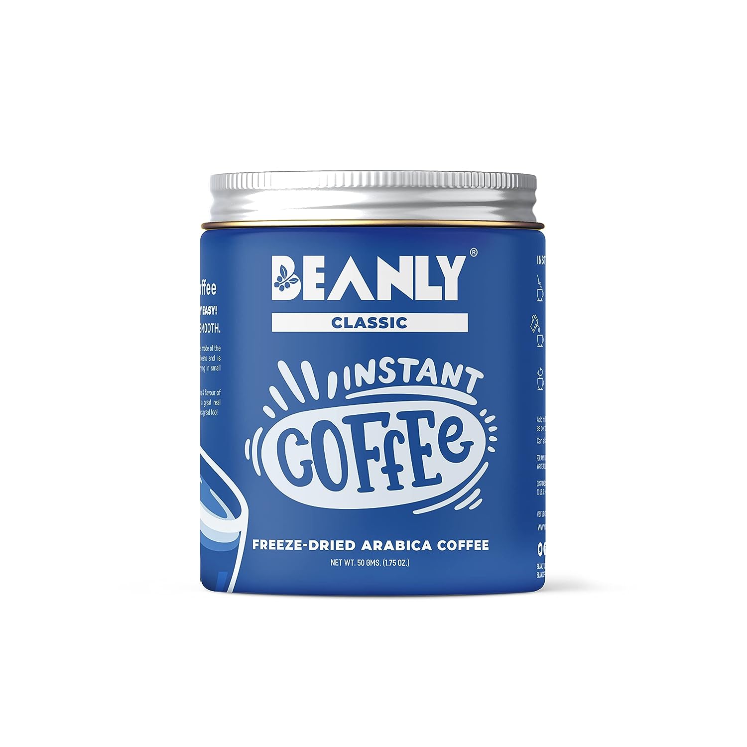 Beanly Premium Instant Coffee - Classic 50 grams