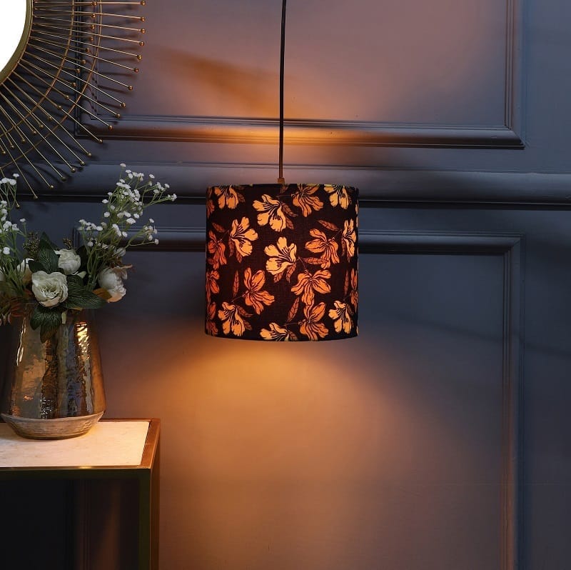 BTR CRAFTS Golden Flower Hanging/ Pendant Shade, Unique Style