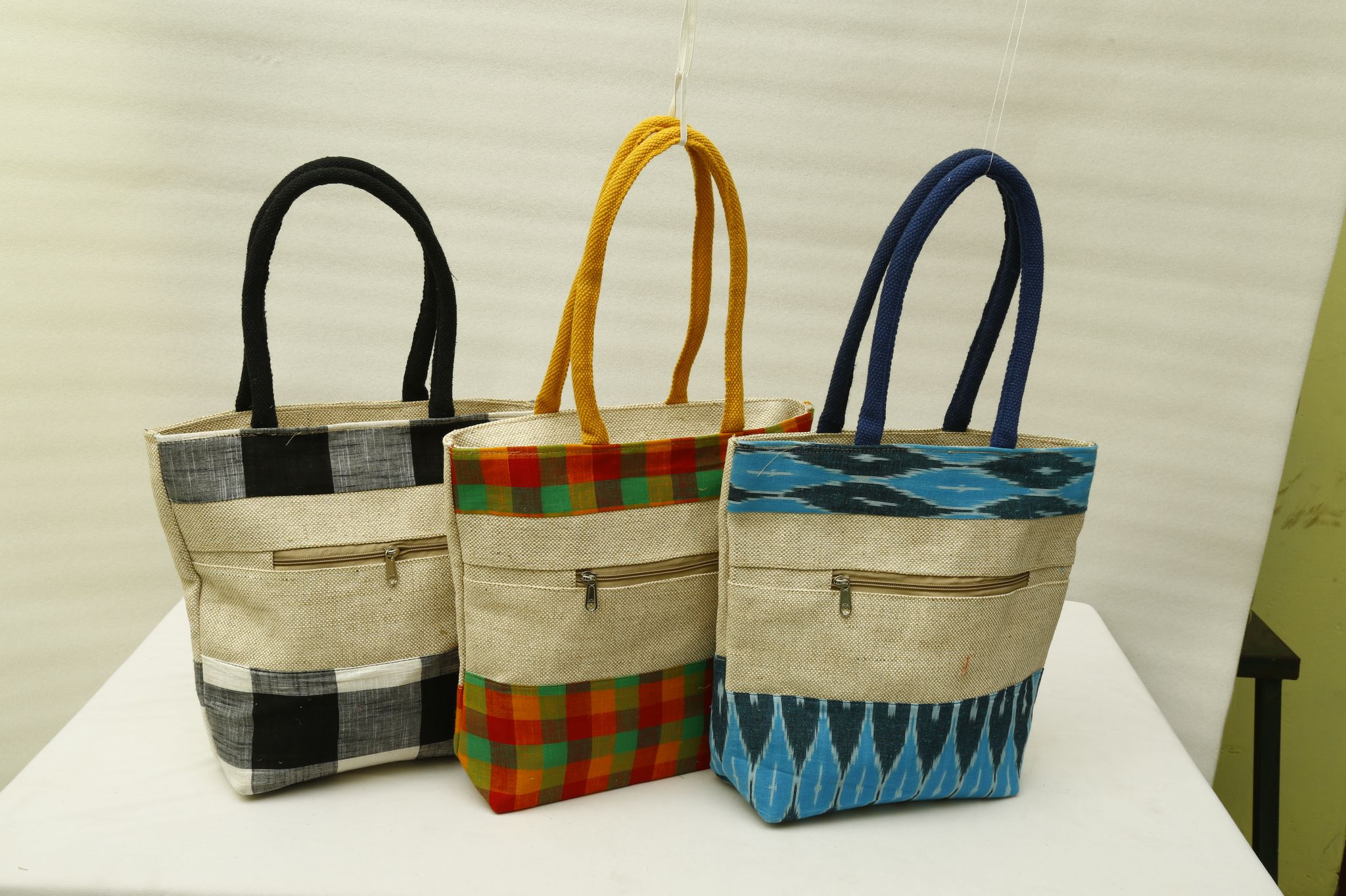 Multipurpose Jute Cotton Ladies Bag