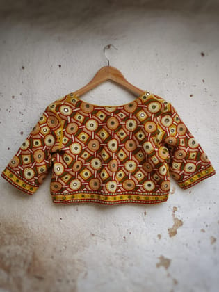 Blouse With Paako Hand Embroidery