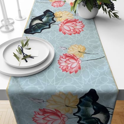 Lattice Lotus Table Runner (13in x 58in or 13in x 72in)