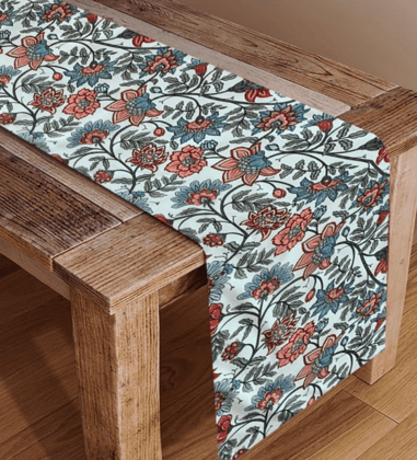 Jacobean Table Runner (13in x 58in or 13in x 72in)