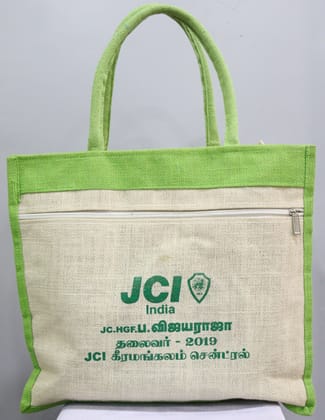 Jute corporate shopping bag