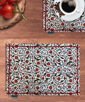 Indie Floral Placemat (Set of 4 & 6)