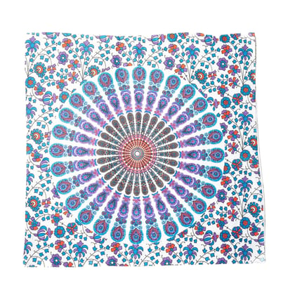 Shoolin Floral Printed Cotton Cushion Covers, Pack of 1 Size - 40 x 40 cm | 16 x 16 in