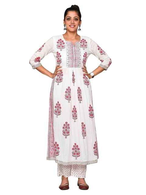 SUNBEAM' Baby Pink Mulmul Cotton Dress – TARAASI