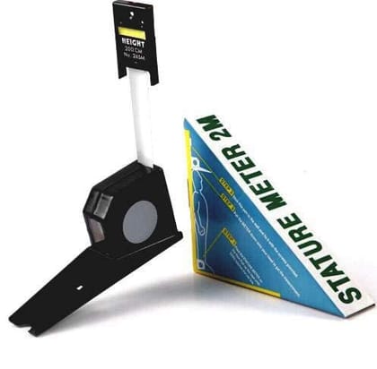 FAIRBIZPS Roll Ruler Wall Mounted Growth Stature Meter Height Tall Measure Measuring Tape (2m/200CM)