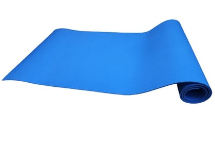 FAIRBIZPS Yoga Mat -4mm For Women Yoga Mat for Men Exercise mat for home workout yoga Mat for women GYM Mat Anti-skid Yoga Mat Workout Mat Yoga Mat for Yoga Mat GYM Mats for workout at home (BLUE)