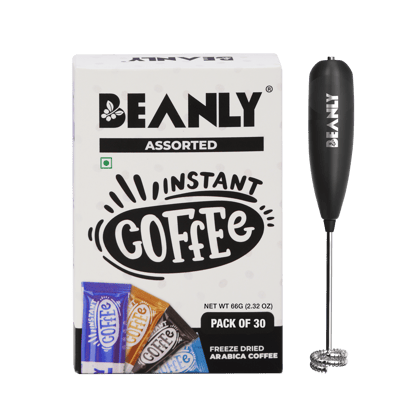 Assorted Instant Coffee With Frother