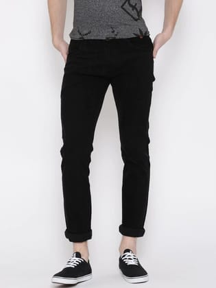 Rodamo  Men Black Slim Fit Denims