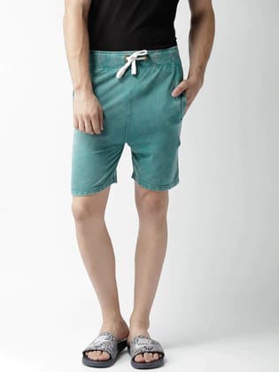 Rodamo Men Green Slim Fit Shorts