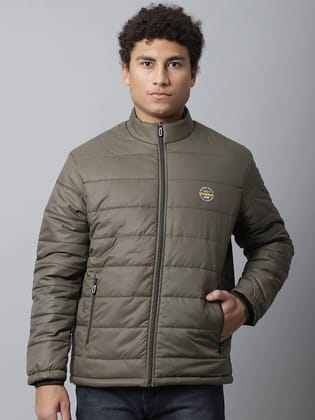 Rodamo Men Striped Windcheater Padded Jacket