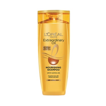 LOREAL Paris Shampoo, Moisturising & Hydrating, For Dull, Dry & Lifeless Hair, 6 Oil Nourish, 340 ml