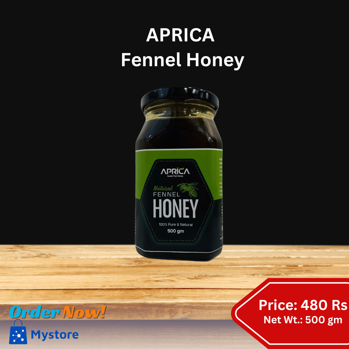 FENNEL HONEY | 100 % NATURAL | APRICA HONEY