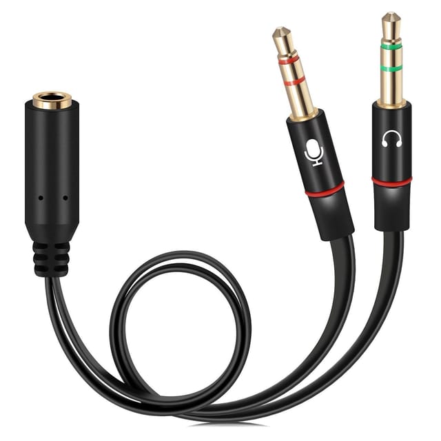 Earphone discount mic connection